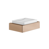 Gessi Rettangolo porte-savon blanc en pierre frittée 20801